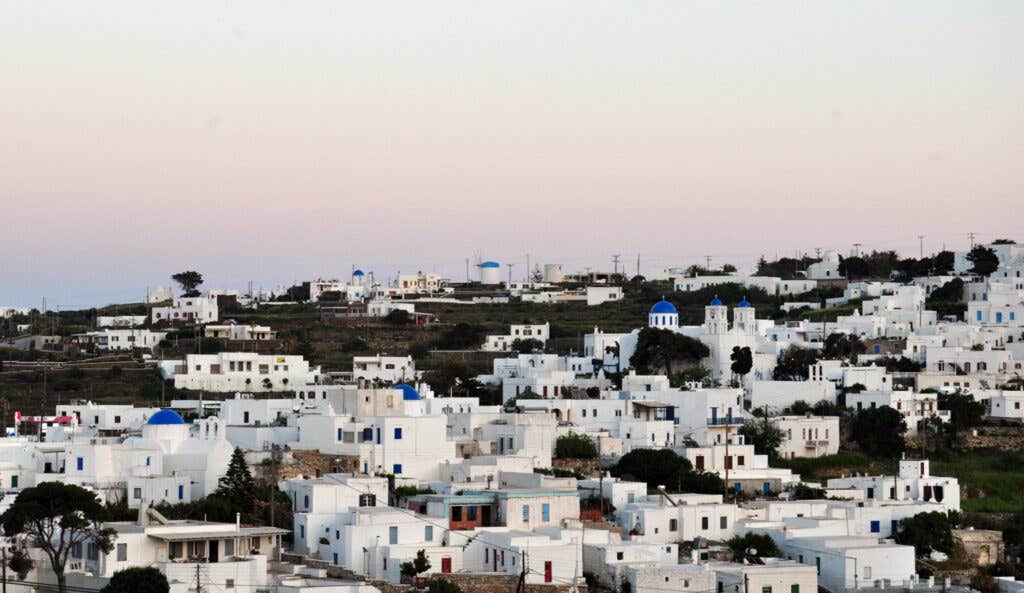 Apollonia, the capital of Sifnos