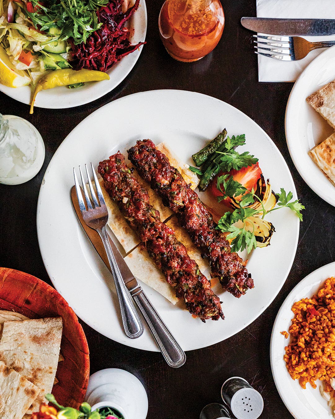 Adana Kebabs (Turkish Ground Lamb Skewers) Adana Kebabs (Turkish-Style Ground Lamb Skewers)