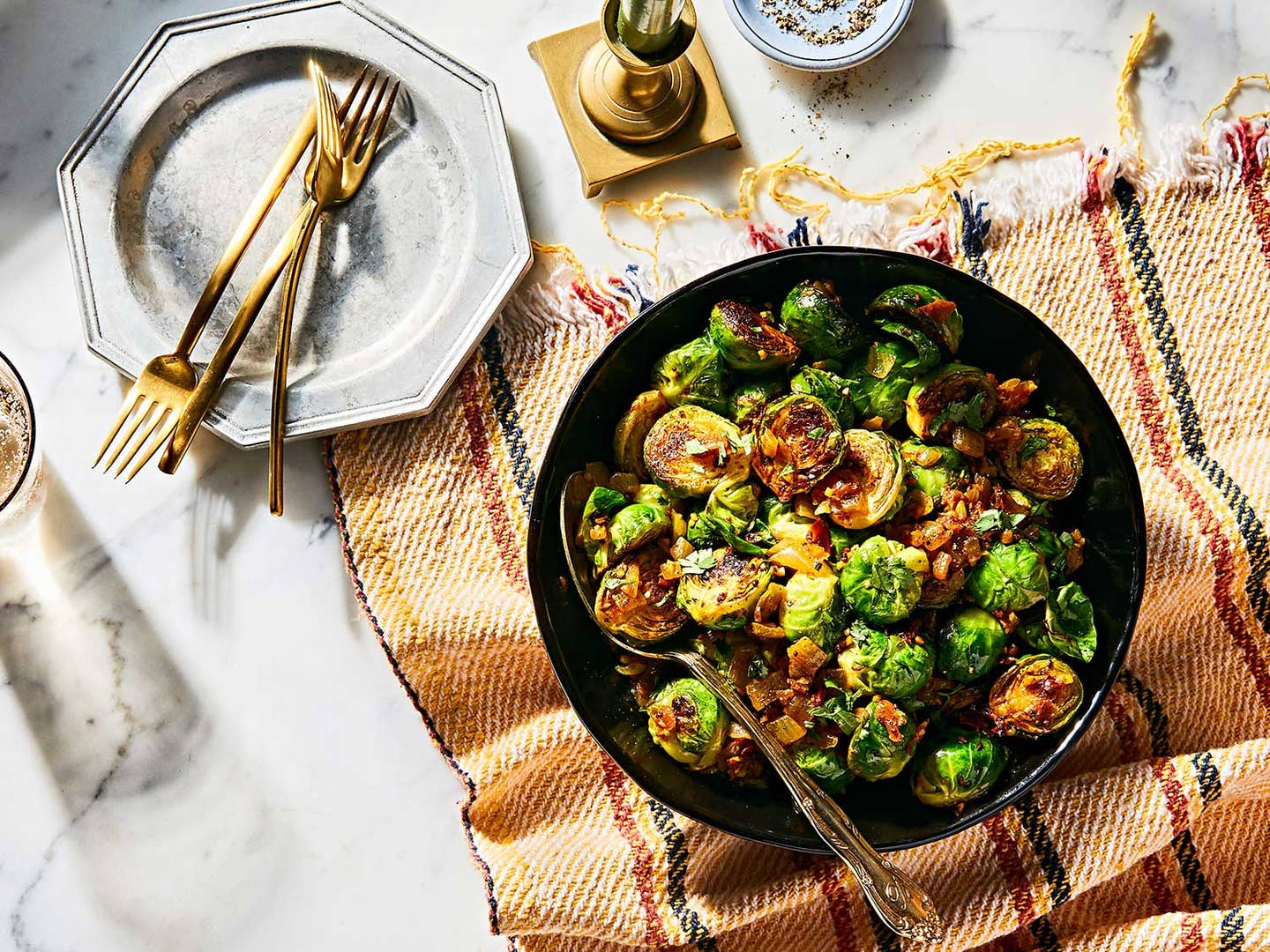 Curried Brussels Sprouts