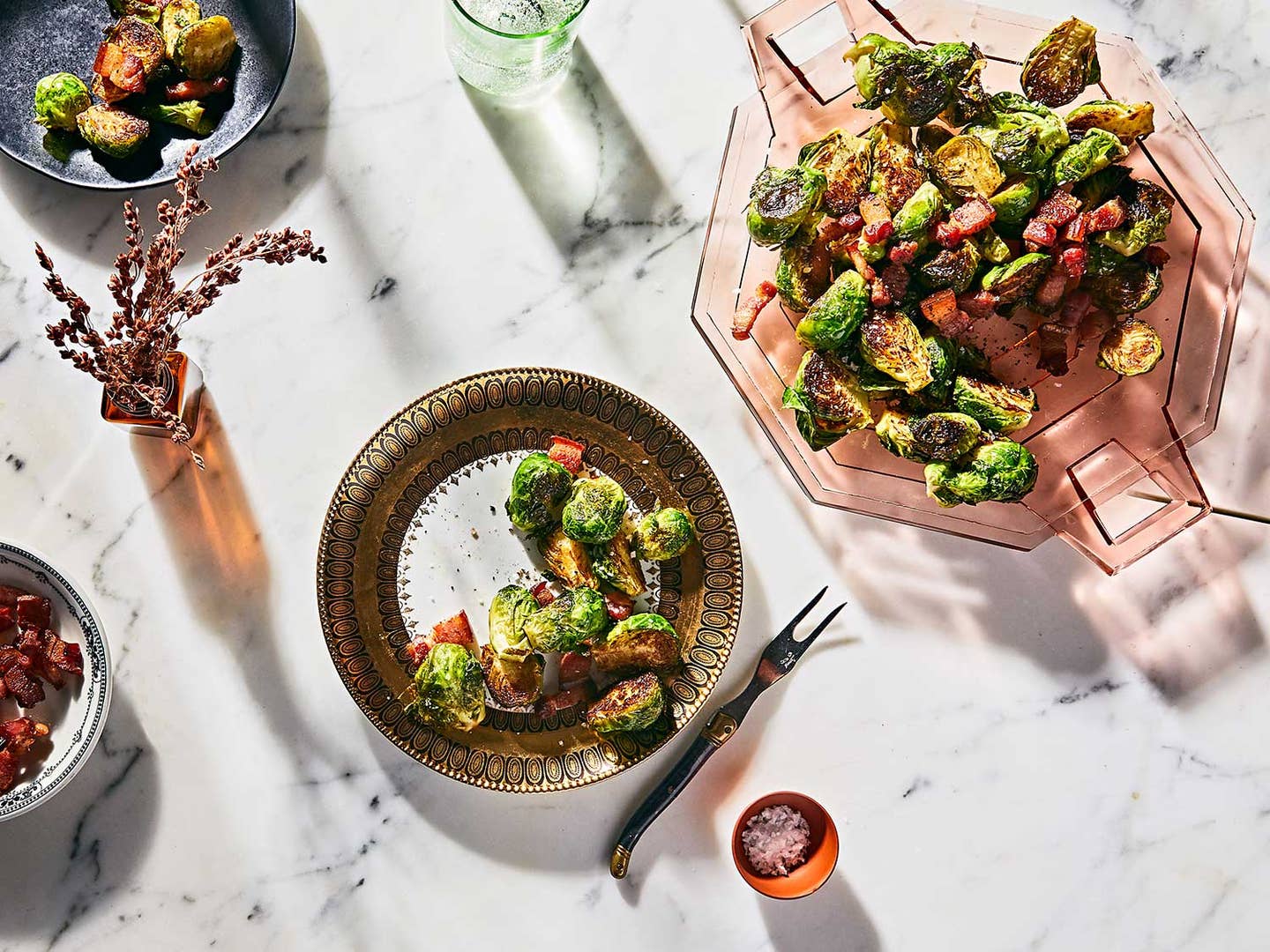 Roasted Brussels Sprouts with Bacon