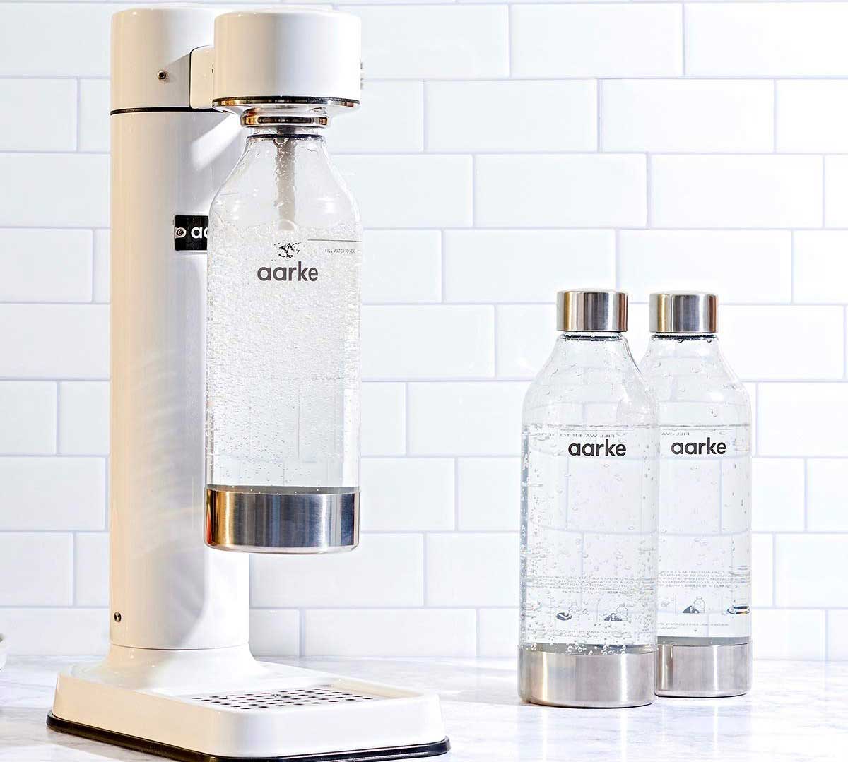 FDYD Soda Maker Portable Seltzer Bottle with 20 Standard CO2 Cylinder Carbonated Water Homemade Sparkling Beverages Machine 