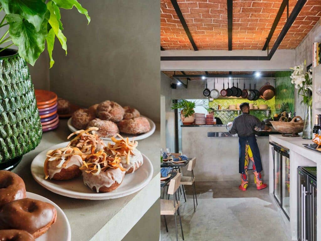 Masala y Maiz’s cake-like donuts. The new space includes their first properly-equipped kitchen.