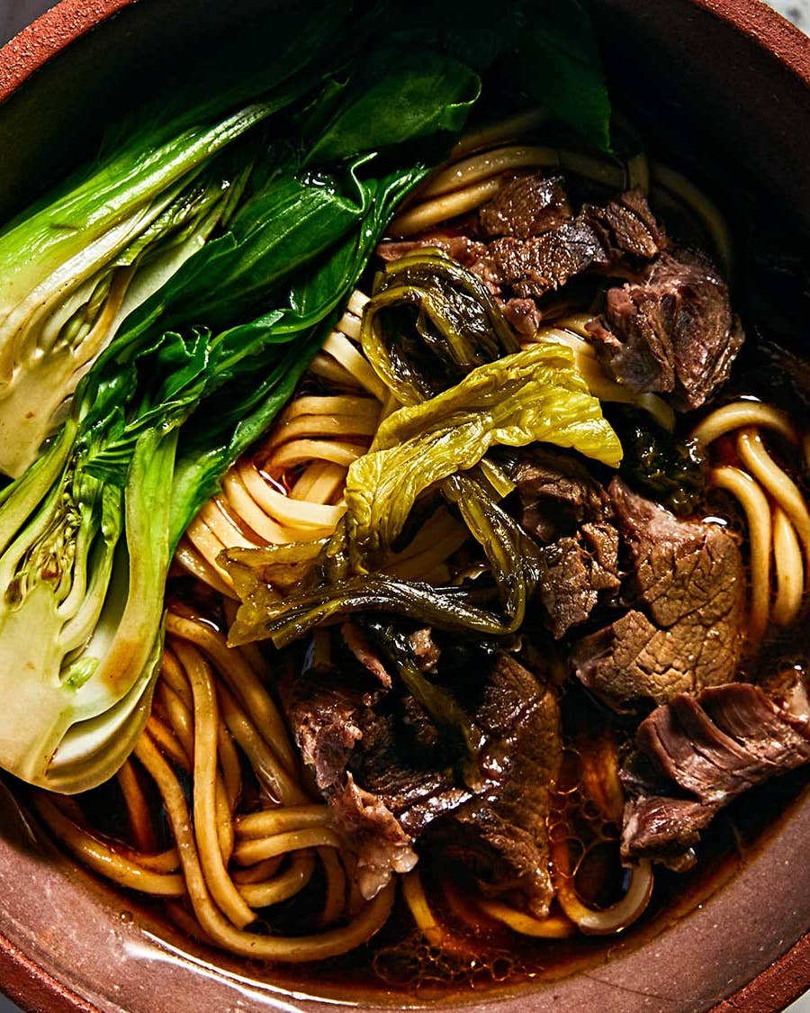 Taiwanese Beef Noodle Soup (Hong Shao Niu Rou Mian