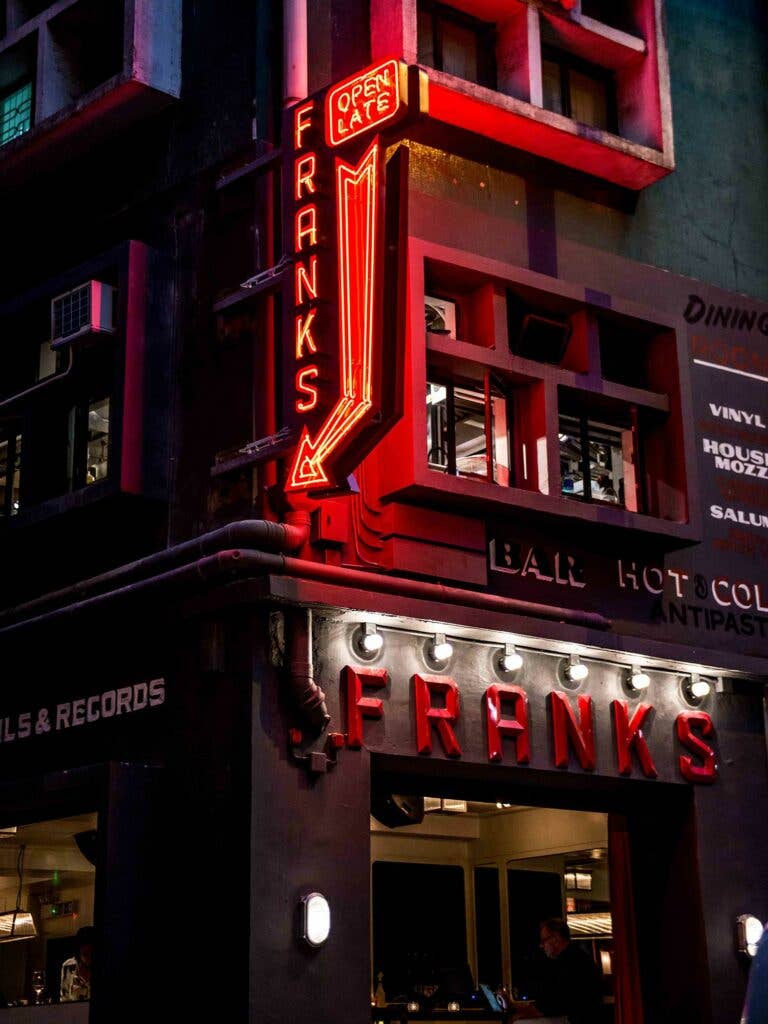 Darling’s newest restaurant Frank’s.