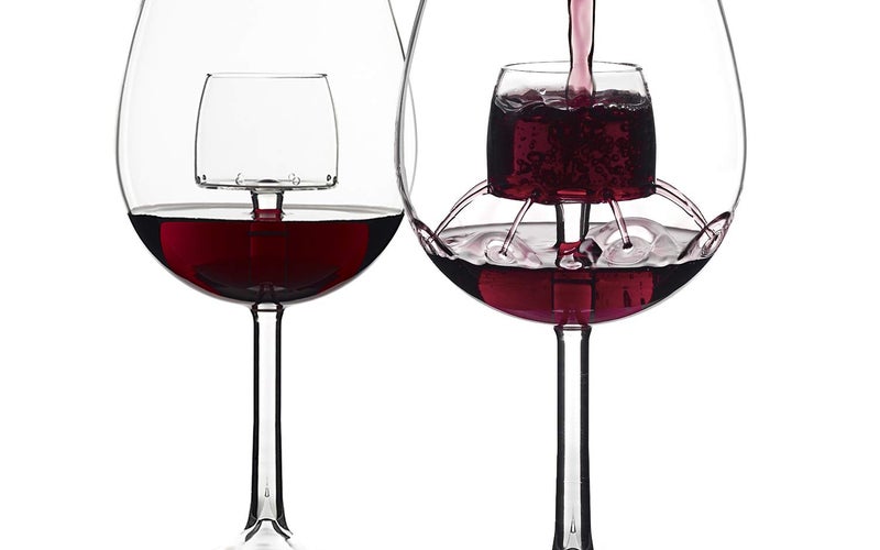 Sommelier Aerating Wine Glasses by Chevalier Collection (Set of 2) - Wine Glass With Built In Aerator