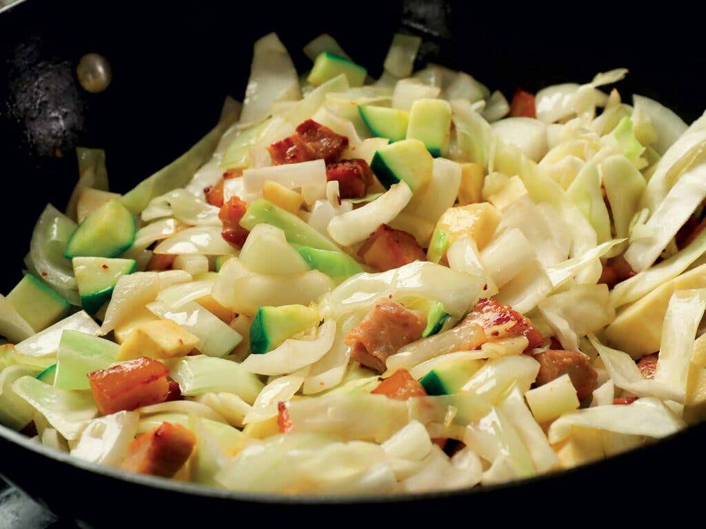 Stir-fried vegetables