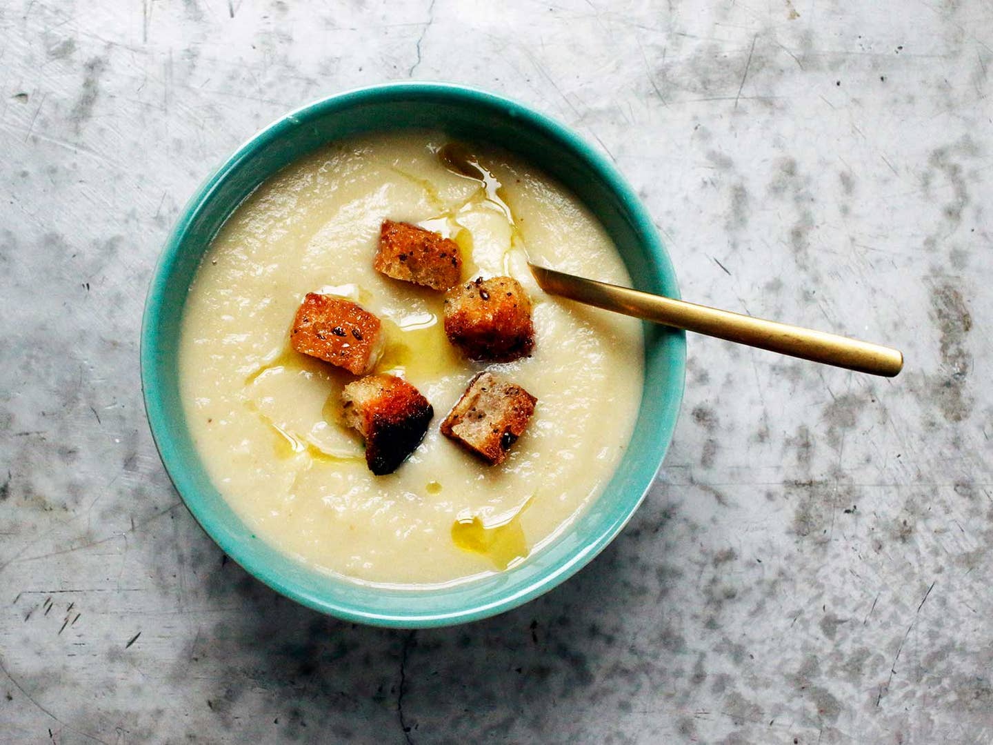 Celeriac and Truffle Soup