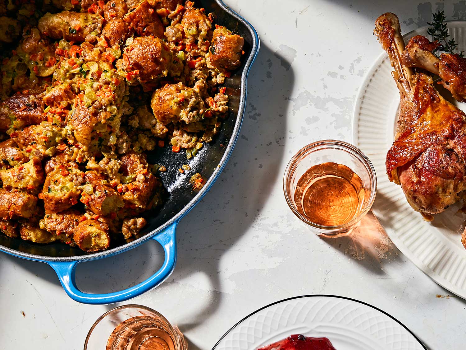 image of Pretzel and Sausage Dressing recipe by Saveur
