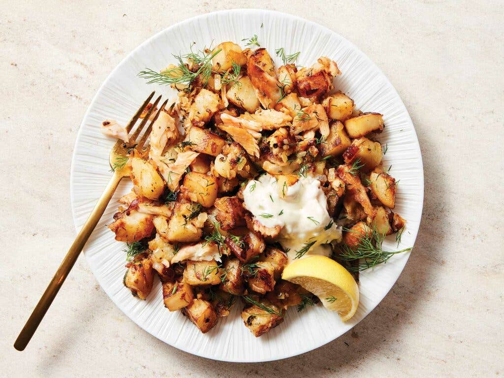 Smoked Trout Hash