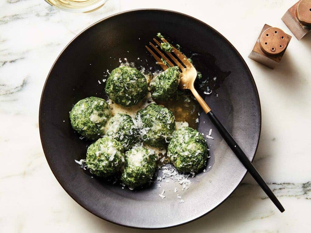 Spinach and Ricotta Dumplings (Ravioli Nudi)