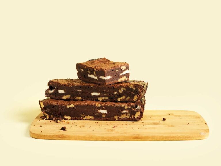 Palm Beach Brownies with ChocolateCovered Mints Saveur