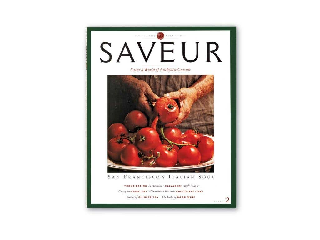 Cover from second issue of Saveur.