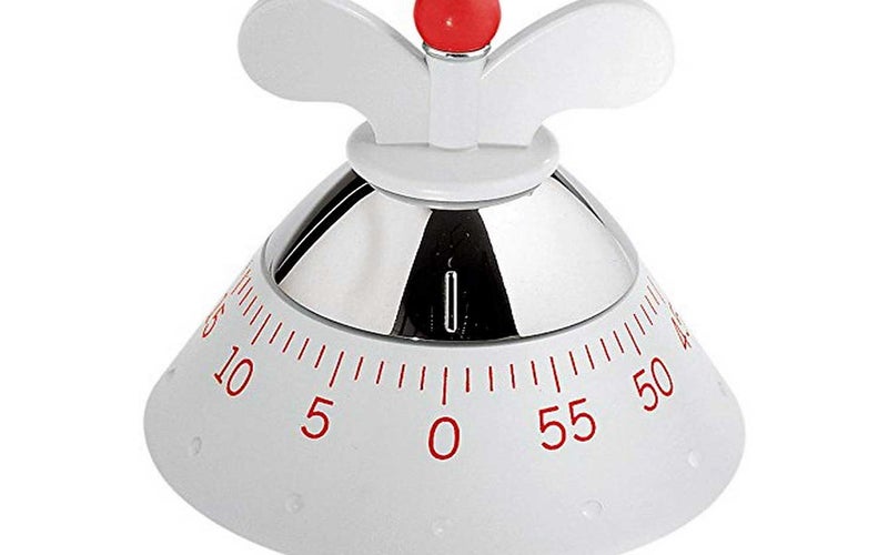 Alessi A09 W Kitchen Timer, White
