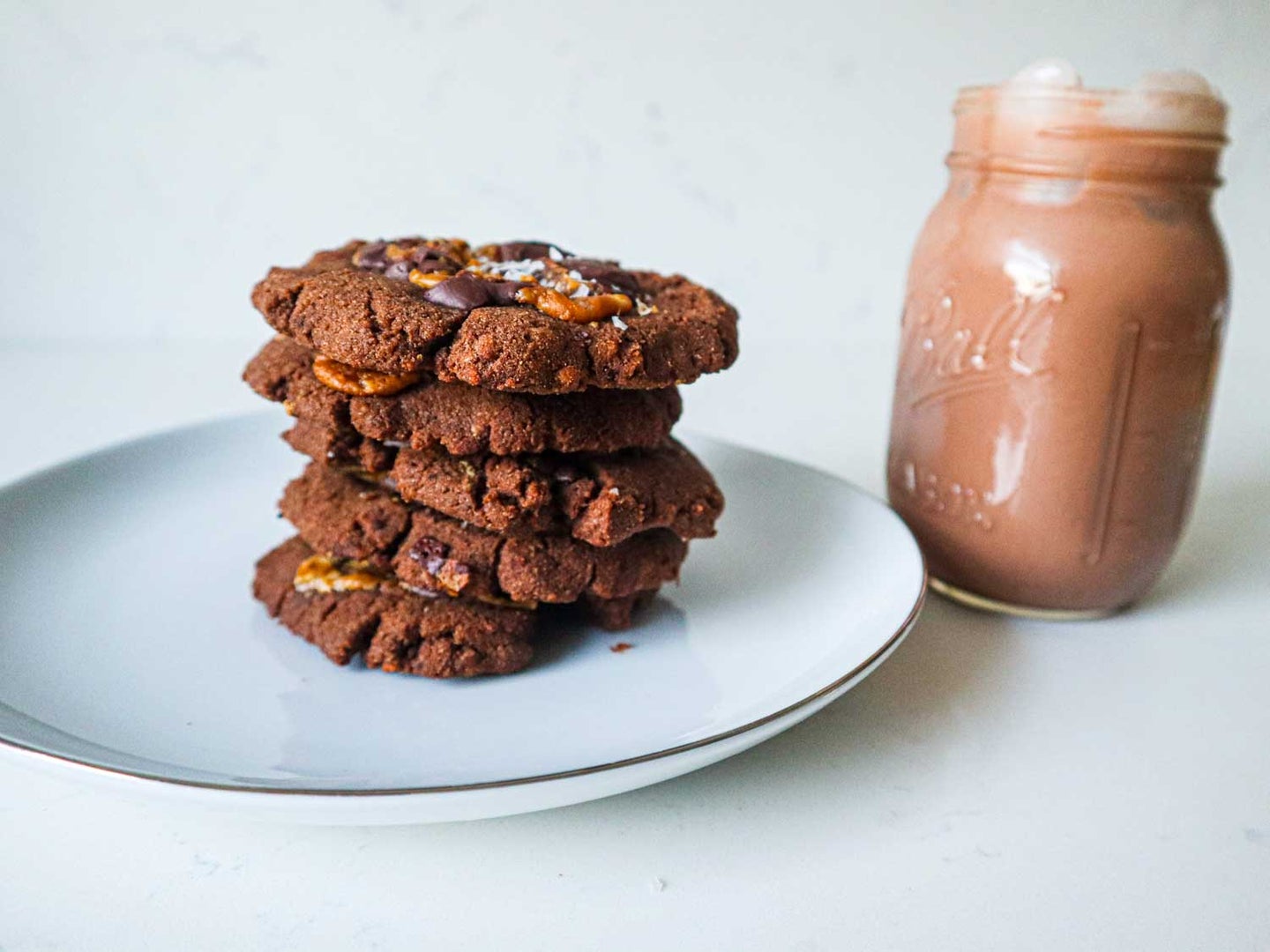 Tustacas and Horchata de Chocolate