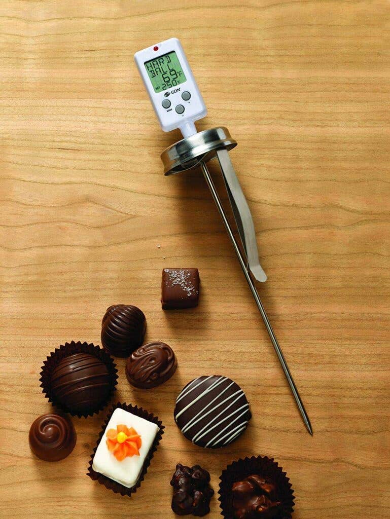 Silicon Chocolate Spatula with Thermometer Built in,Digital Candy Spatula  Thermometer,Candy Thermometer,Thermometer Spoon for Chocolate