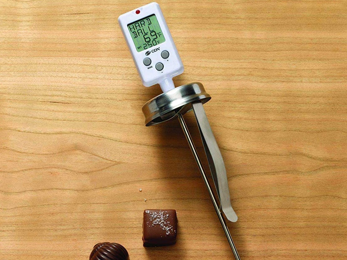 Digital Meat Thermometer Candy Thermometer Spatula with Pot Clip