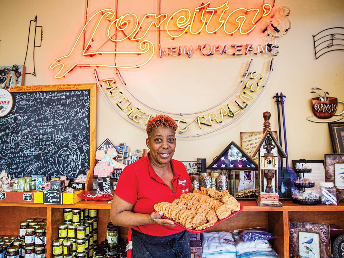 Loretta Harrison, in her Faubourg ­Marigny shop