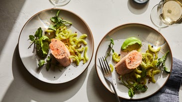Salmon Confit With Watercress Remoulade