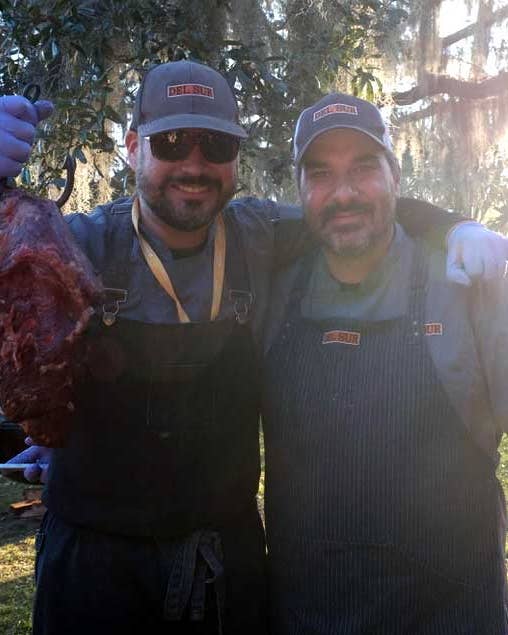Chefs Hernan Stutzer and Alberto Llano have been friends since they met at Le Cordon Bleu in Miami. Today, they offer Patagonian-style cooking at two locations of Del Sur Artisan Eats—one in Miami, and one in St. Simons, Georgia.