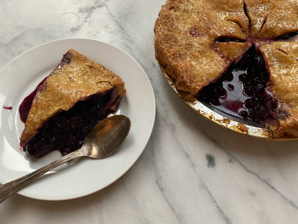 Nell Huffman's Blueberry Pie
