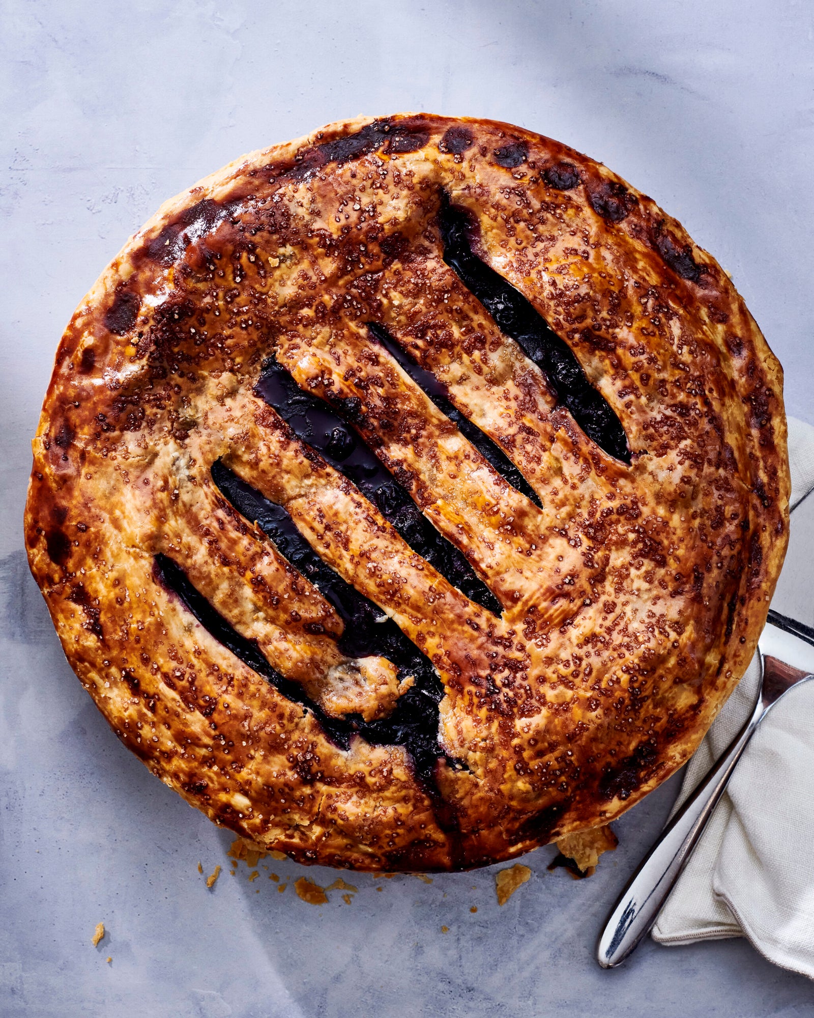 image of Nell Huffman’s Blueberry Pie recipe by Saveur