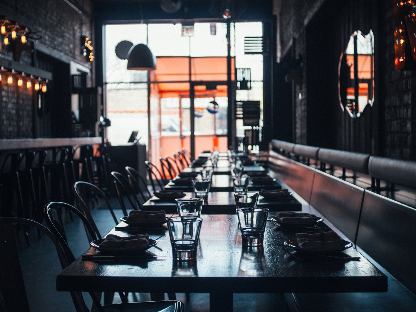 Seating at a restaurant