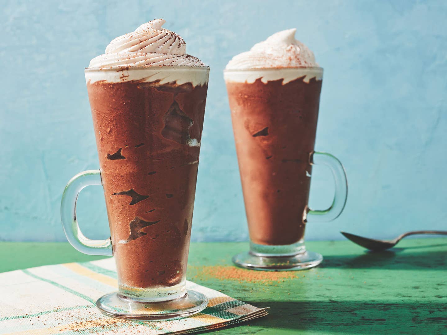 Frozen Hot Chocolate with Cacao Nib Cream