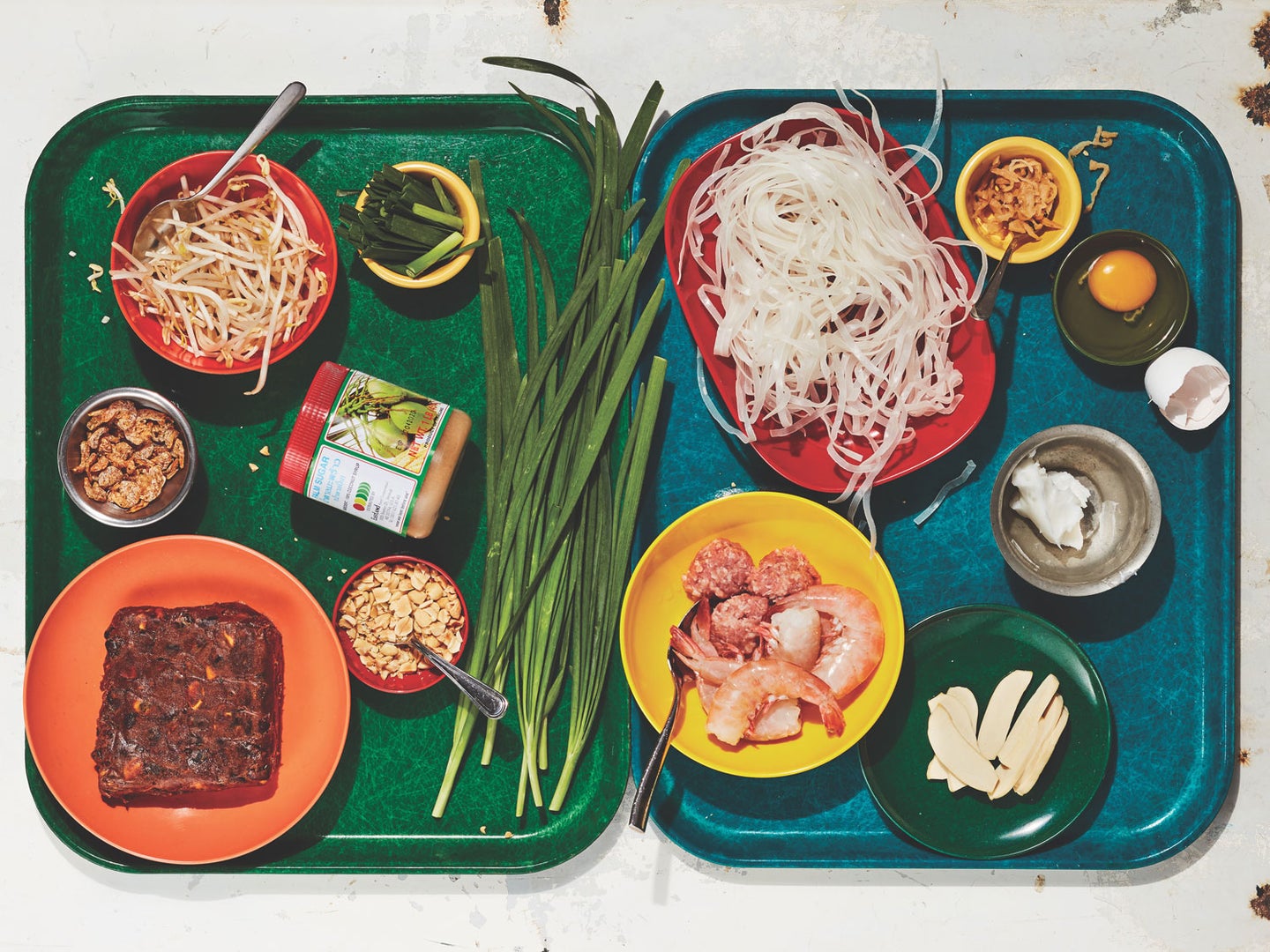 Pad thai ingredients