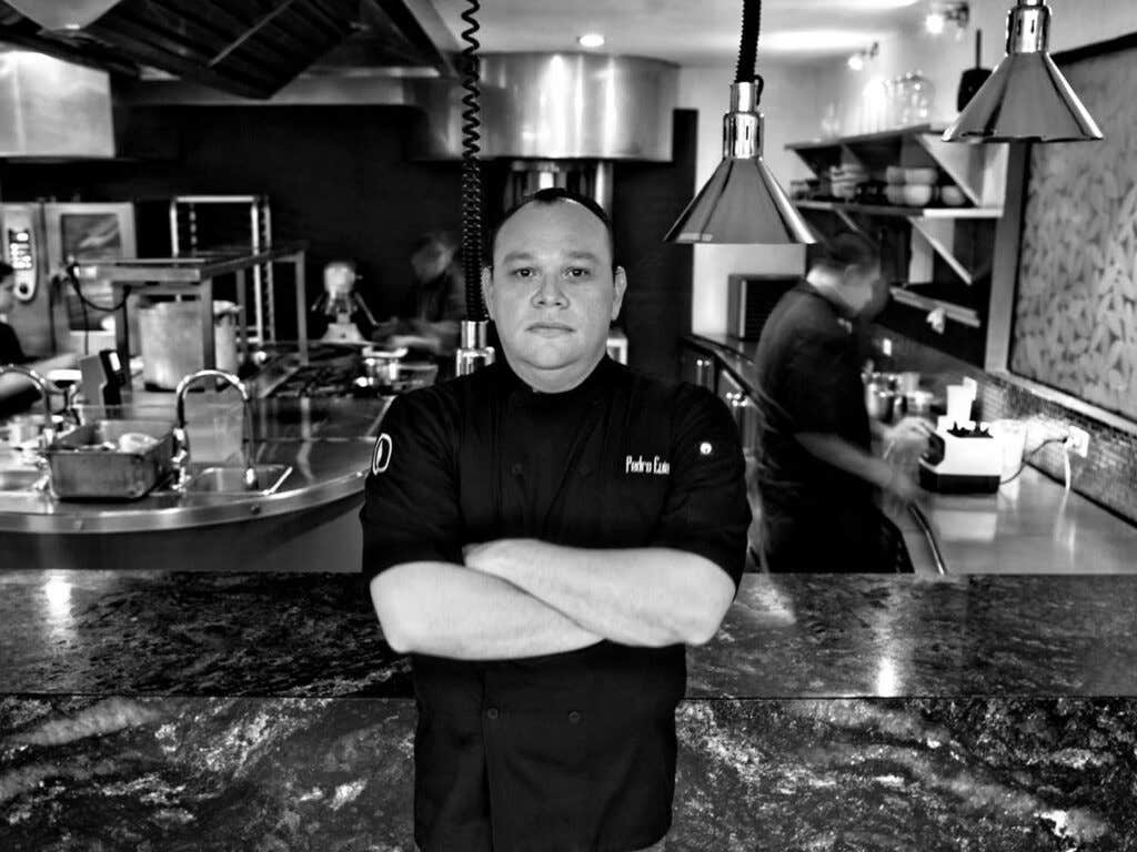 Chef Pedro Evia at his Mérida restaurant, Ku’uk.
