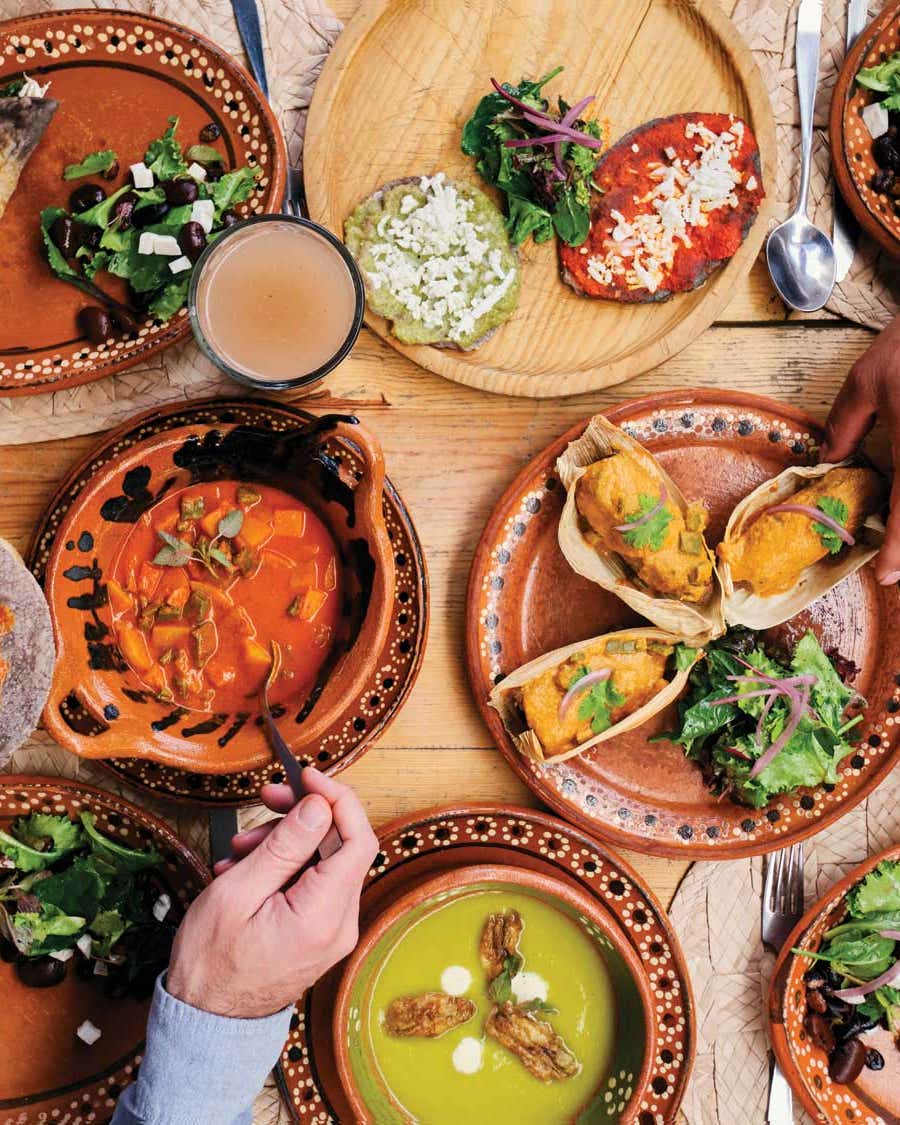 A Note From Our Editor Vibrant moles, colorful salsas, and antojitos at Milli restaurant.