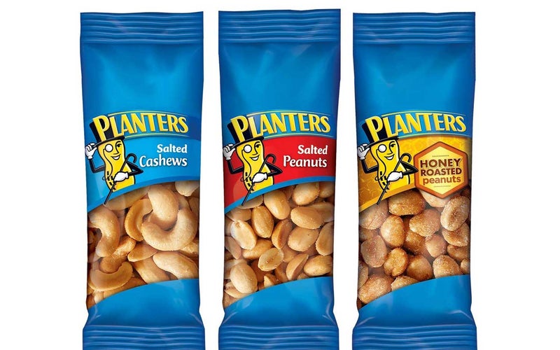 PLANTERS Variety Packs (Salted Cashews, Salted Peanuts & Honey Roasted Peanuts), 36 Packs | Individual Bags of On-the-Go Nut Snacks | No Cholesterol or Trans Fats | Source of Fiber and Healthy Fats