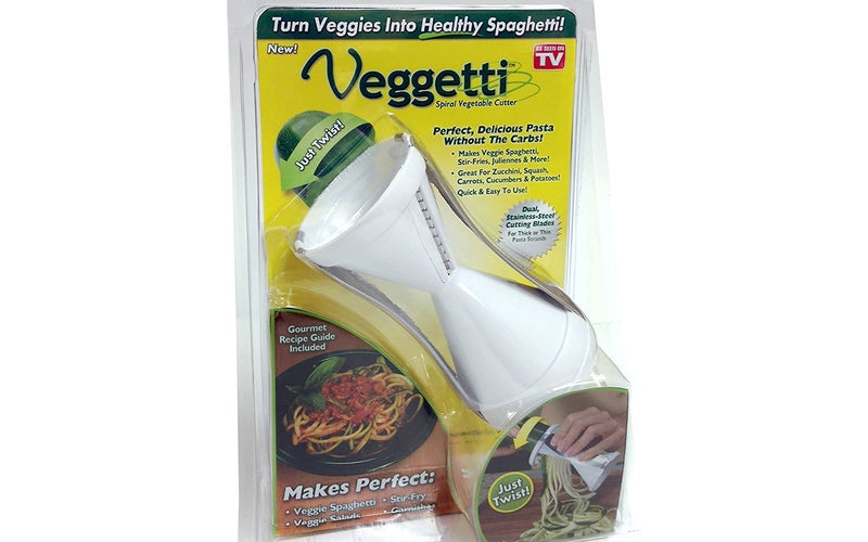 Ontel Veggetti Spiral Vegetable Cutter, Makes Veggie Pasta