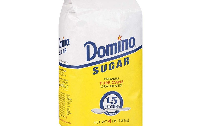 DOMINO GRANULATED PURE CANE WHITE SUGAR 4 LB BAG (Single)