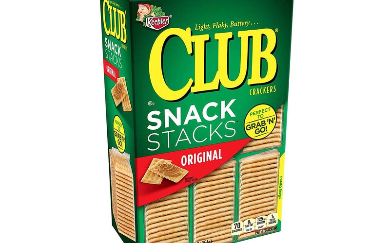 Keebler Club Crackers, Snack Stacks, Original, Grab 'N' Go, 2.08 oz Packages (6 Count)(Pack of 12)