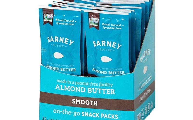 Almond Butter Snack Pack, Smooth, Paleo Friendly, Keto, Non-GMO, Skin-Free, 0.6 Ounce