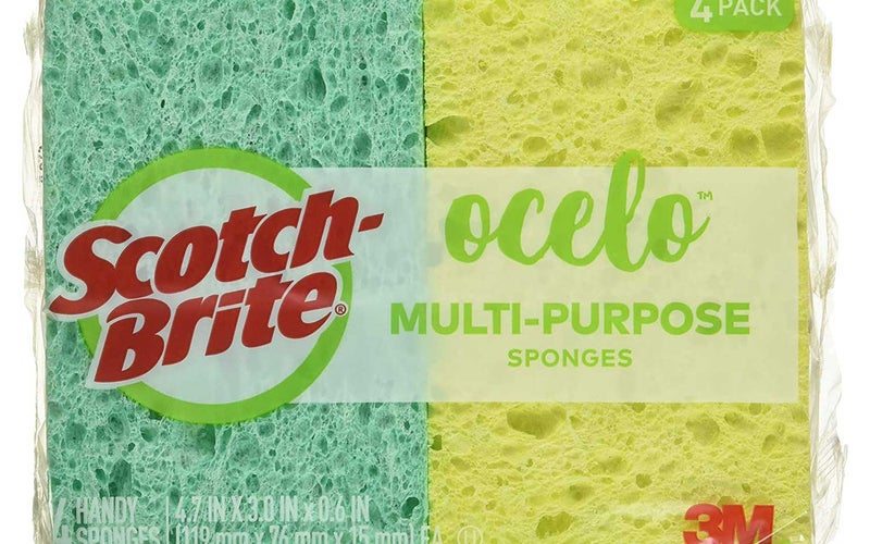 Scotch-Brite ocelo Handy Sponge, Assorted Colors, 40 Sponges
