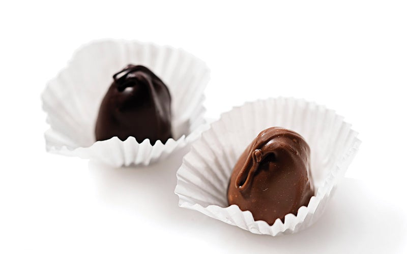 Tear-dropped shaped candy from Muth's in Kentucky.