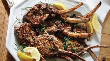 Antelope Scottadito (Italian-Style Antelope Chops with Garlic, Rosemary, and Anchovy)