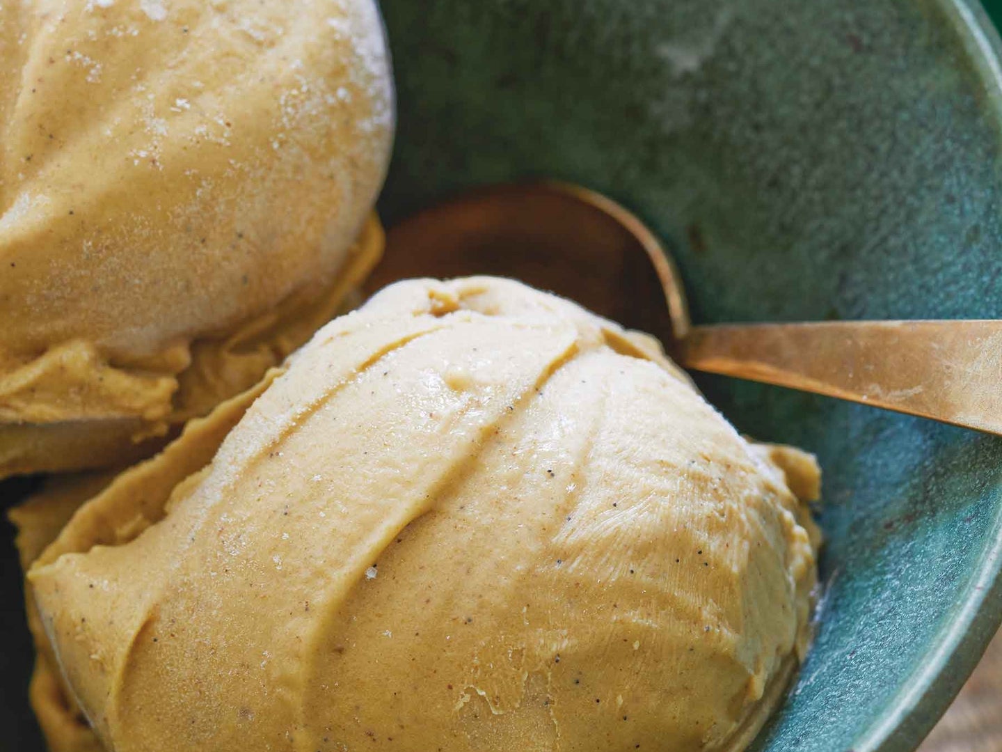 Mesquite bean ice cream