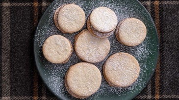 Alfajores Christmas Cookies