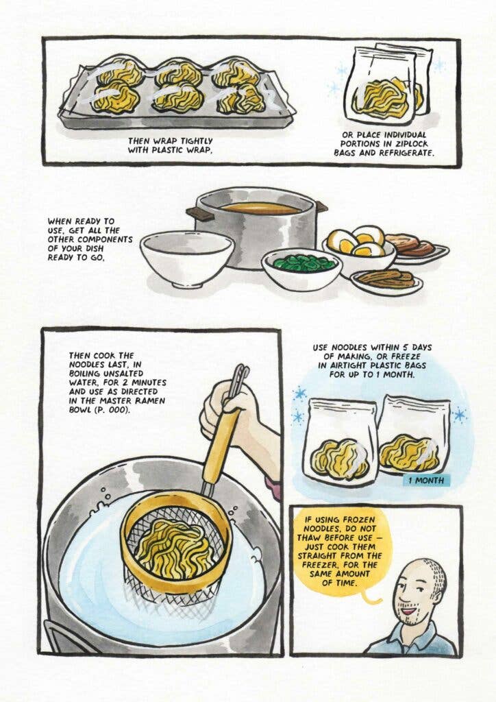 How to make ramen noodles step 6