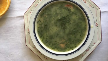 Caldo Verde (Portuguese Potato and Collard Green Soup With Chorizo)