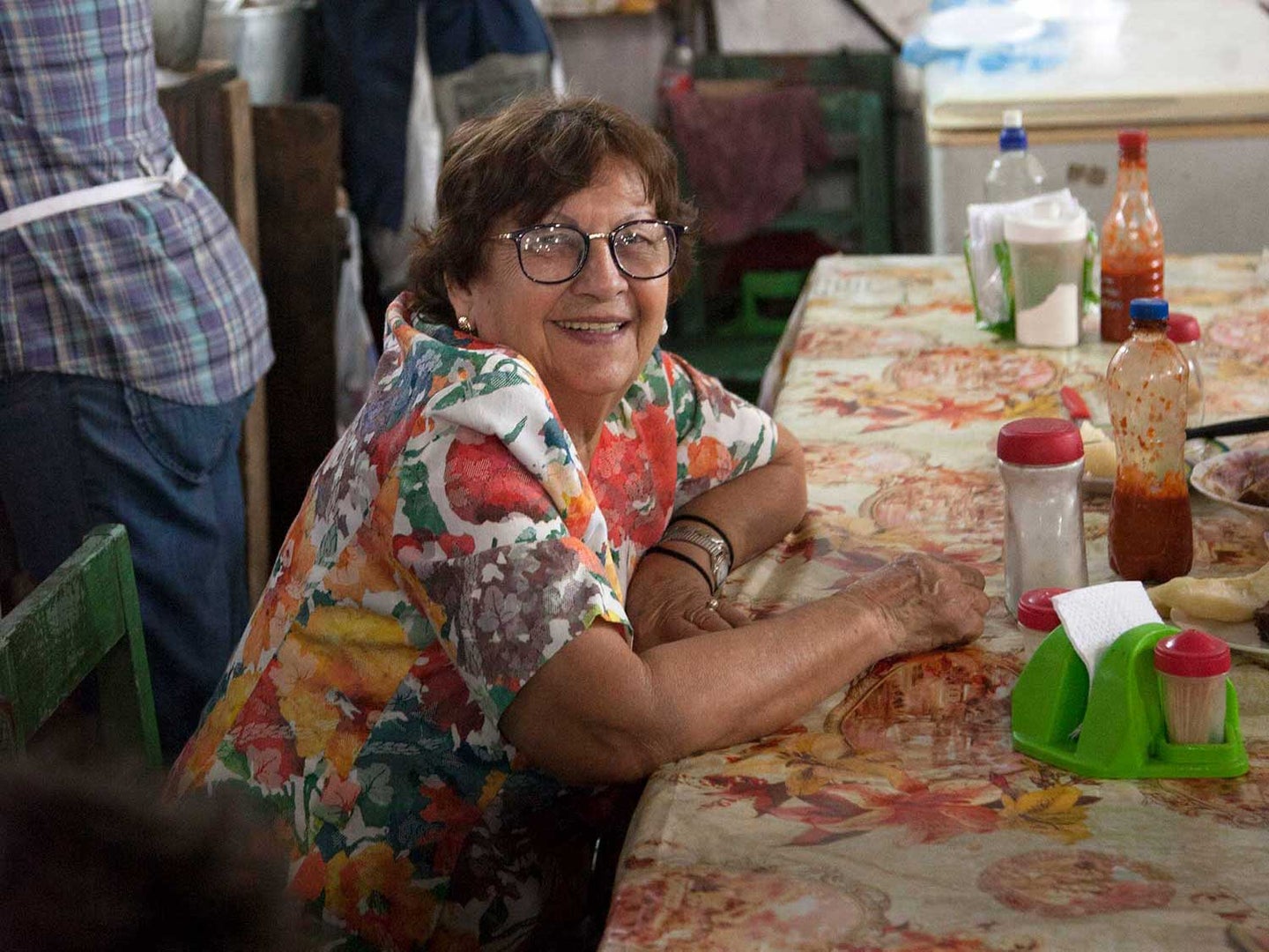 Graciela Martínez at her favorite lunch counter in Asunción’s sprawling Mercado Municipal Cuatro.