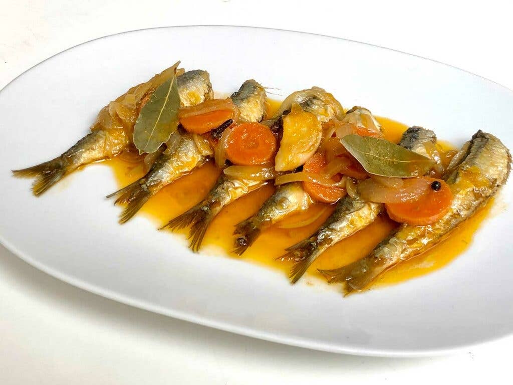 Sardines in Escabeche