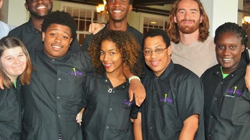 Cafe Hope interns and instructors.