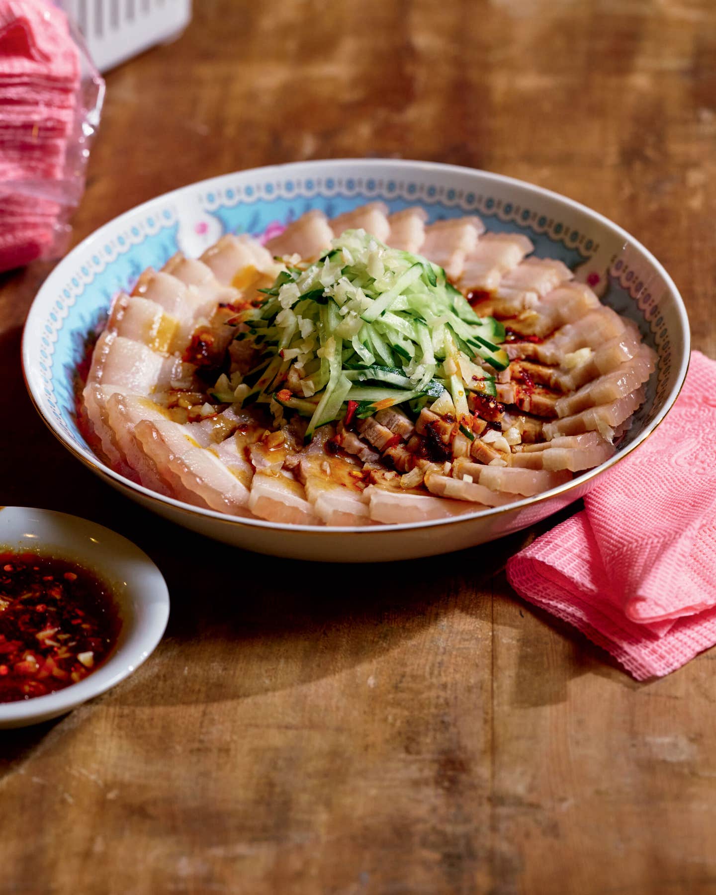 Sliced Pork Belly With Garlic Sauce Taiwanese Garlic Sliced Pork