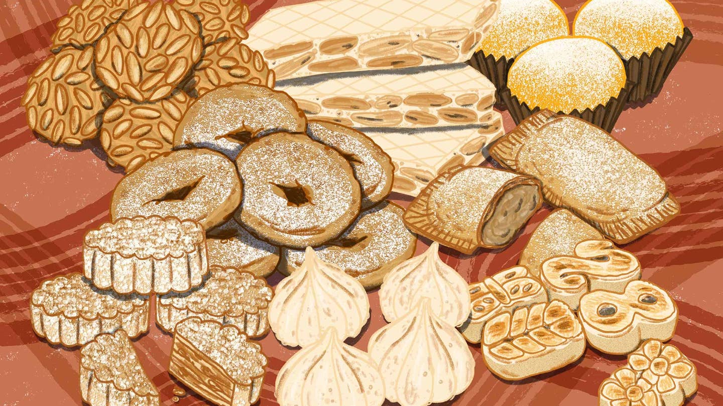 Illustration of Spanish cookies