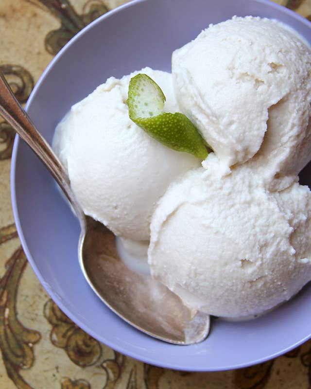 Pandan-Coconut Ice Cream