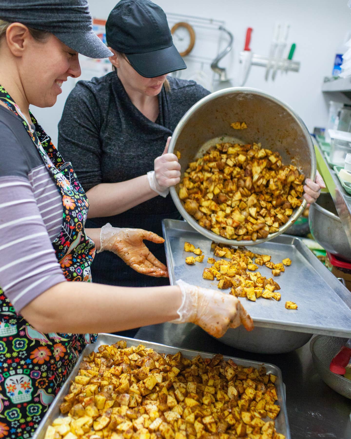 How a Farm-to-Cafeteria Lunch Program is Surviving the Pandemic Keene Central Lunch Ladies
