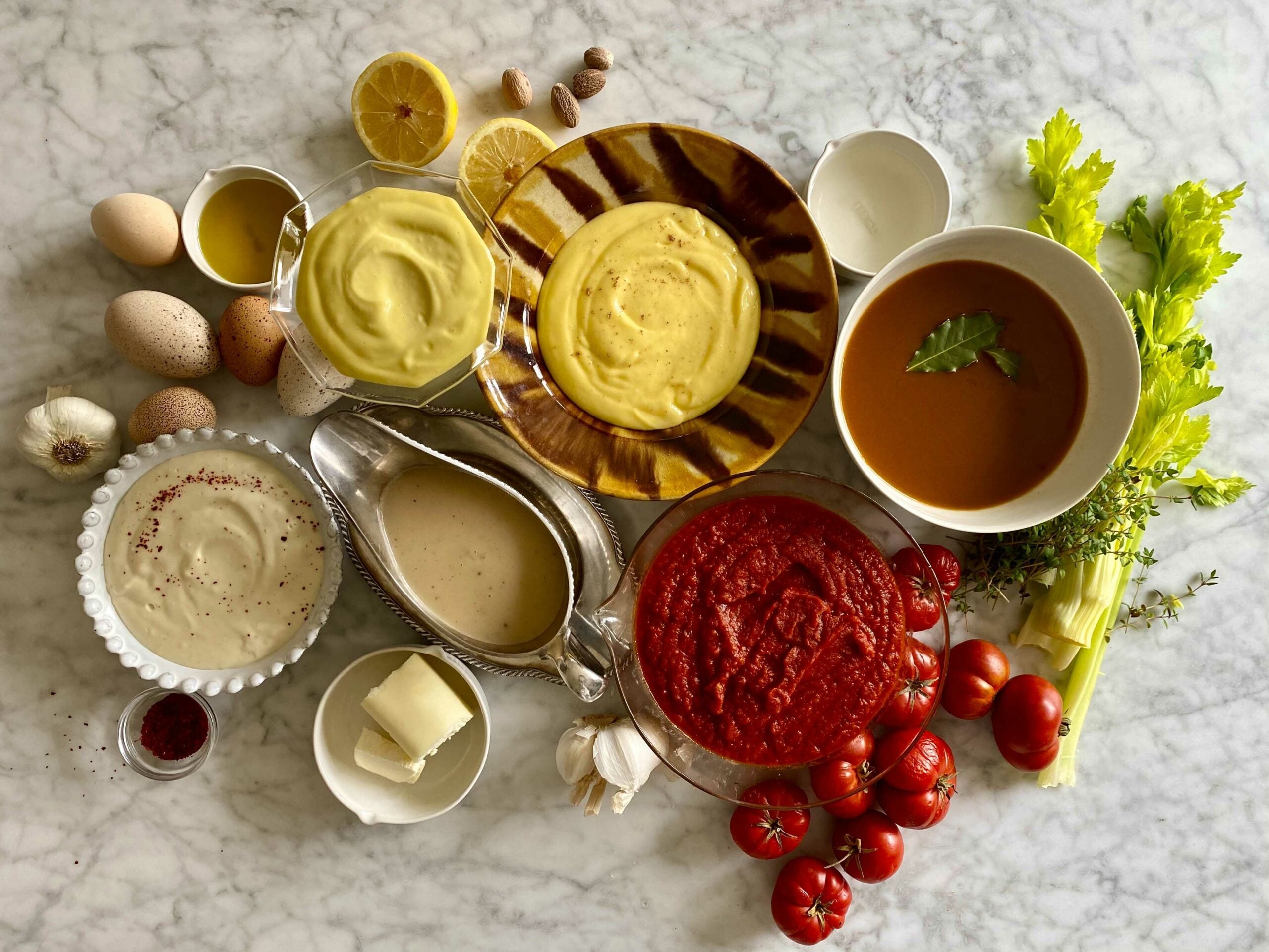 Back to Basics The Classic French Mother Sauces Saveur
